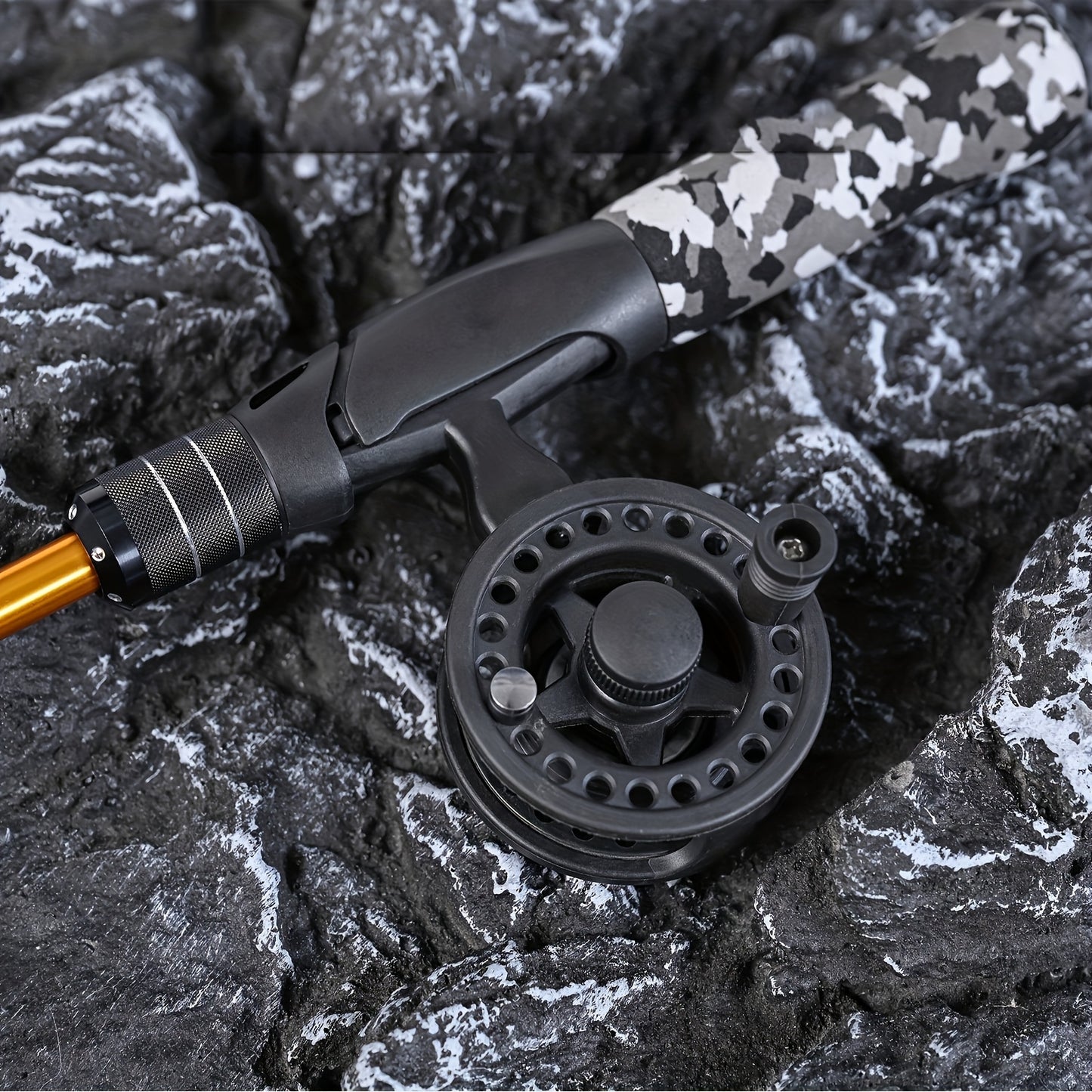 Carbon Fiber Ice Fishing Rod Camouflage